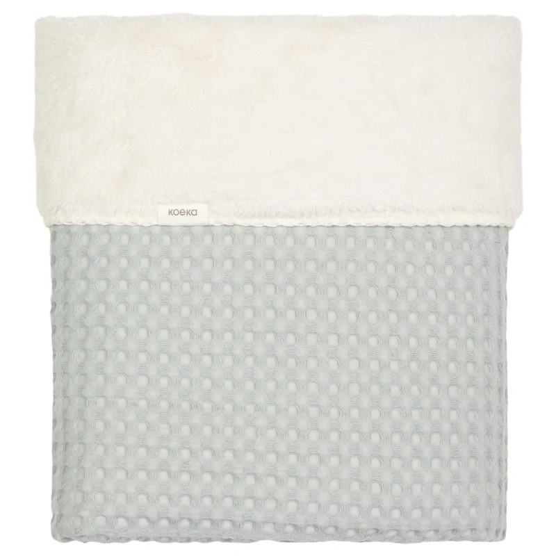 Cot blanket teddy Oslo ocean air