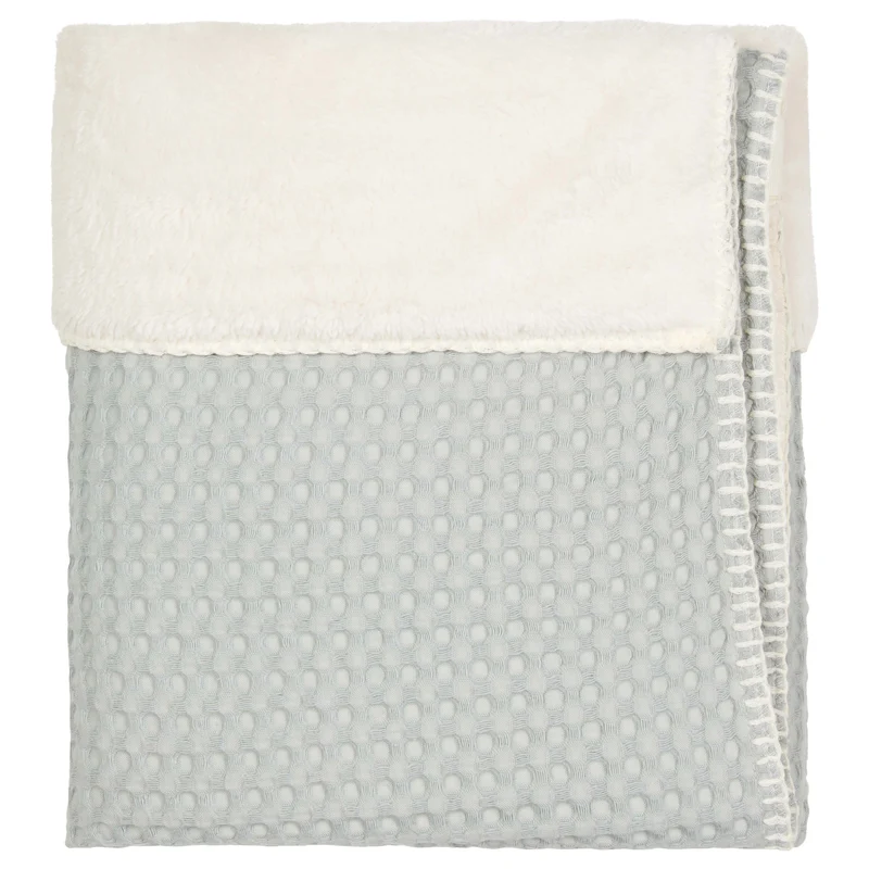 Cot blanket teddy Oslo ocean air