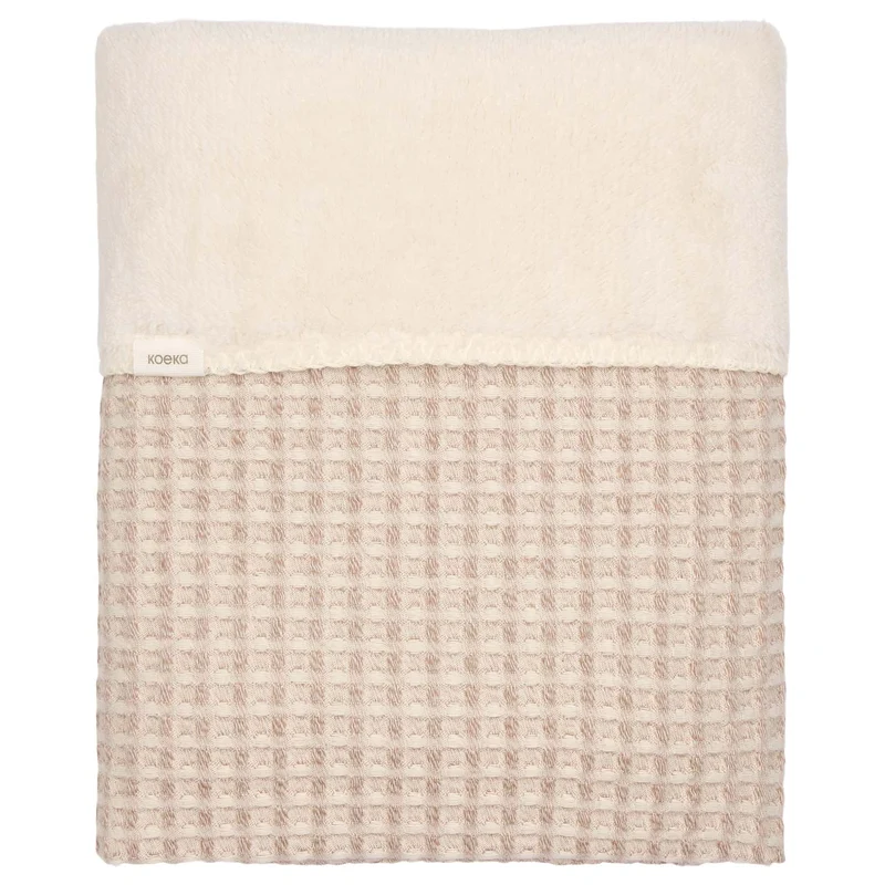 Cot blanket teddy Oslo crumble
