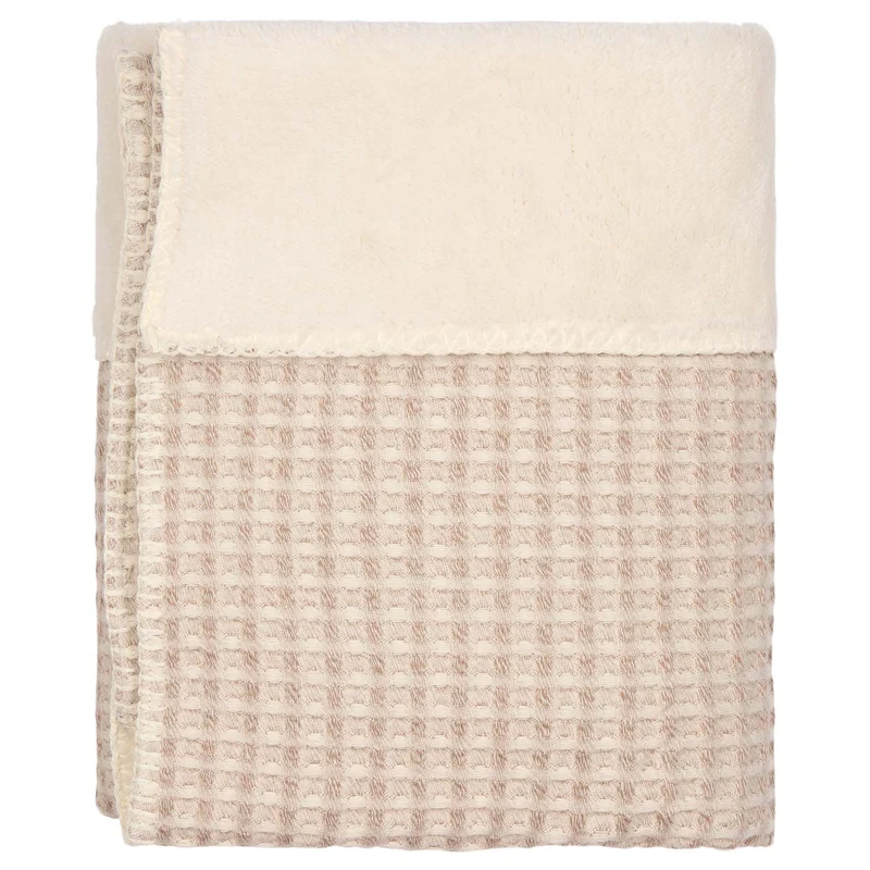 Cot blanket teddy Oslo crumble