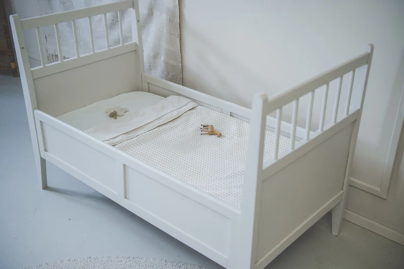 Cot blanket teddy Oslo natural