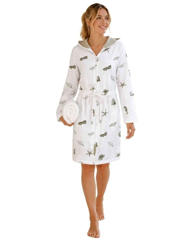 MUSCHEL Damen-Parka - Farbe weiss - Größe L