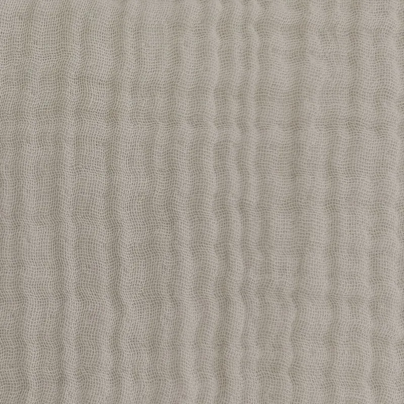 THERALINE Musselin Stillkissen Bezug Taupe