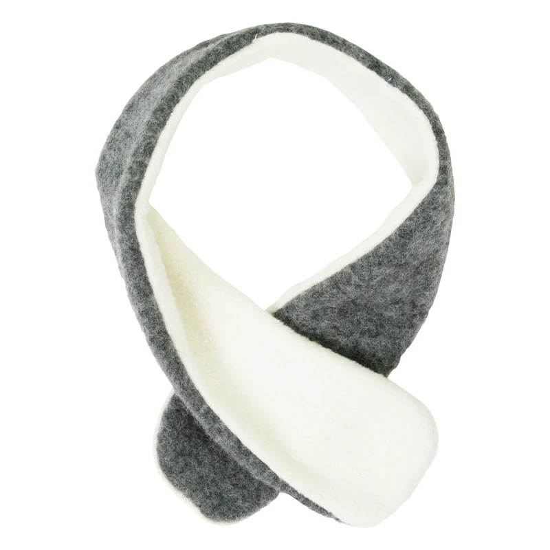 Baby Merino‑Fleece‑Schal 60×8 cm Schurwolle Fels Reiff – Made in Germany