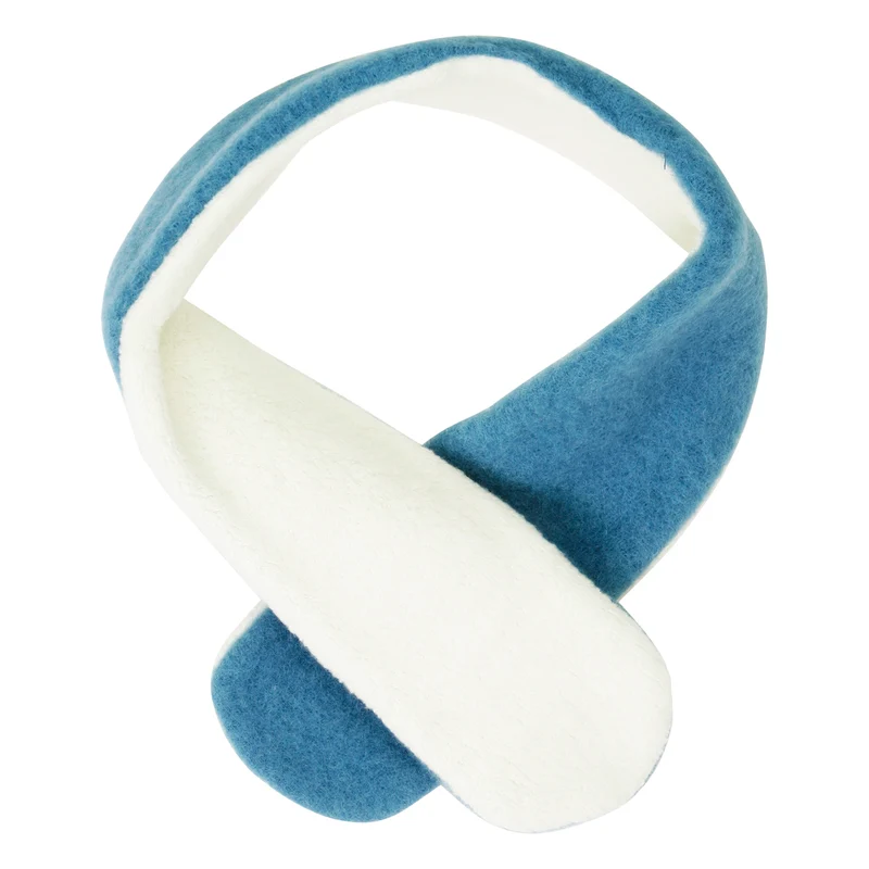 Baby Fleece‑Schal 60×8 cm Schurwolle Blau Reiff