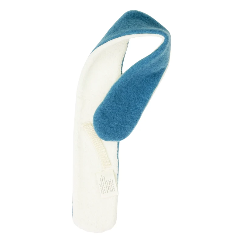 Baby Fleece‑Schal 60×8 cm Schurwolle Blau Reiff
