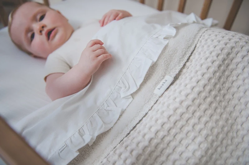 Bassinet blanket teddy Oslo natural