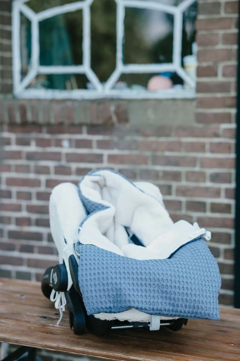 Footmuff 0+ 3/5 points teddy Oslo bluestone