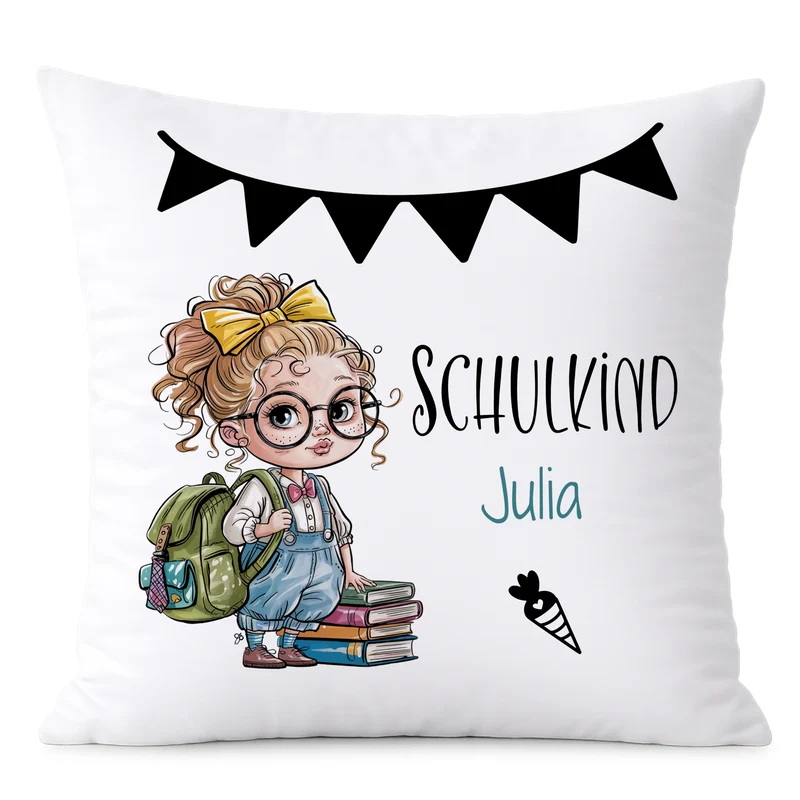 Kissenbezug Schulkind - Für kleine Entdecker und große Träume