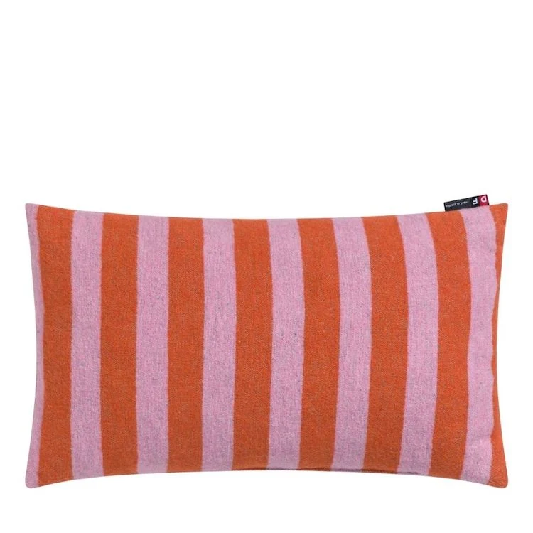 SILVRETTA Kissen Oh la la dunkelorange 30 x 50 cm
