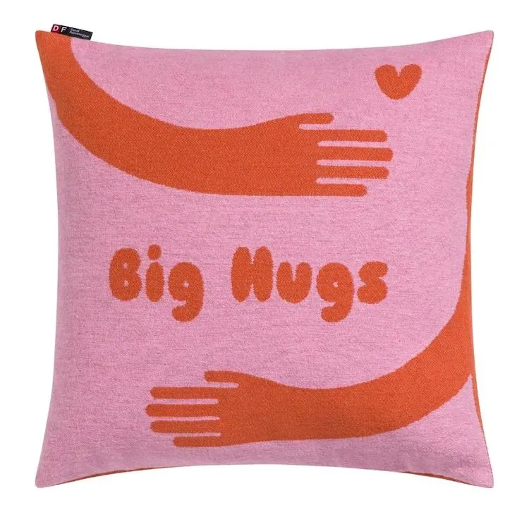 NOVA Kissenhülle Big Hugs rosa 50 x 50 cm
