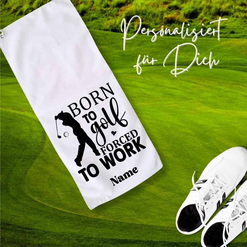 Golftuch mit humorvollem Spruch - Für wahre Golf-Liebhaber