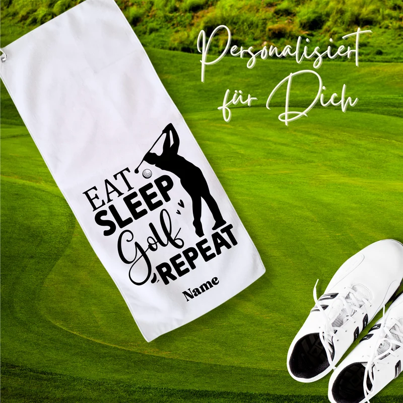Golftuch mit Golfmotiv - Für echte Golf-Enthusiasten