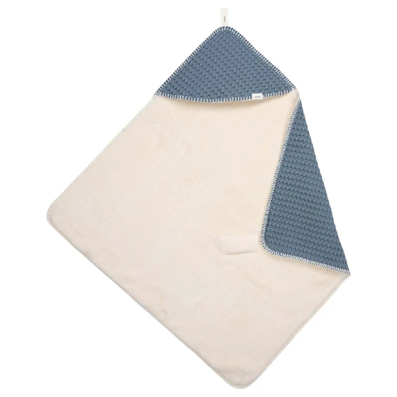 Wrap towel teddy Oslo bluestone