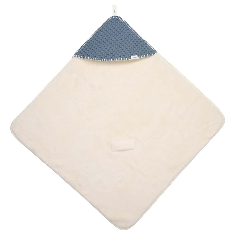 Wrap towel teddy Oslo bluestone