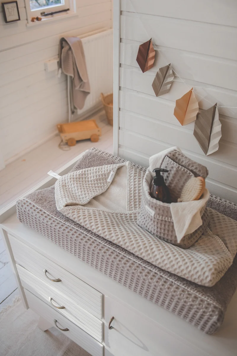 Wrap towel teddy Oslo sand