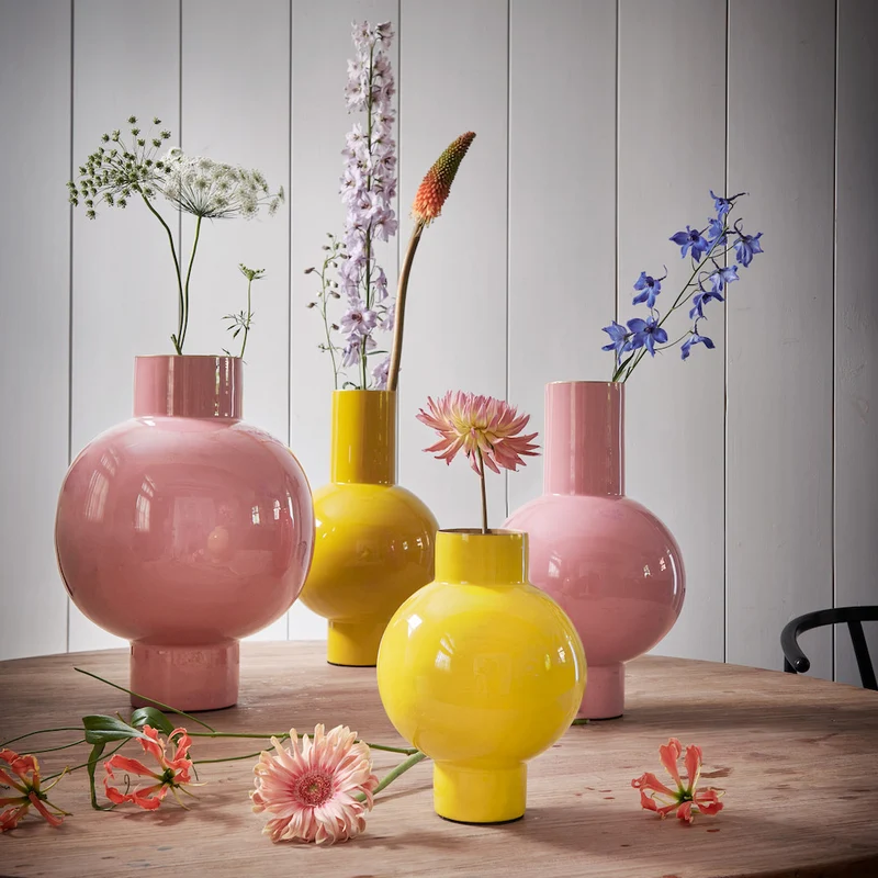 Pip Studio Vase Metall Altrosa 42 cm