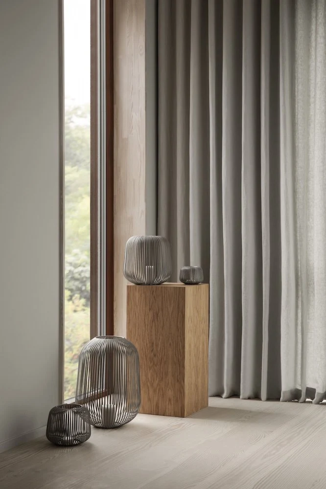 Blomus Laterne Lito Steel Gray M