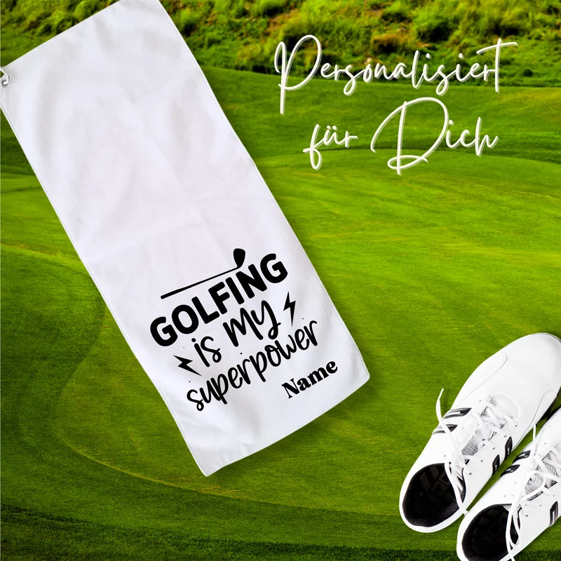Golftuch mit persönlicher Note - Dein Golf-Superpower