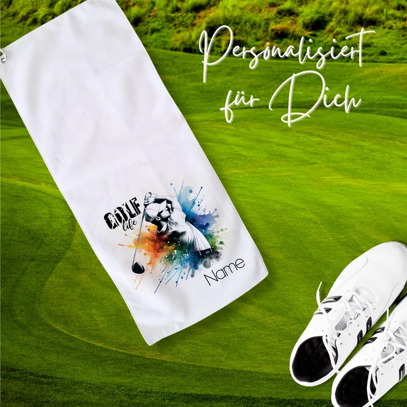 Golftuch Golfspieler - Für passionierte Golfer