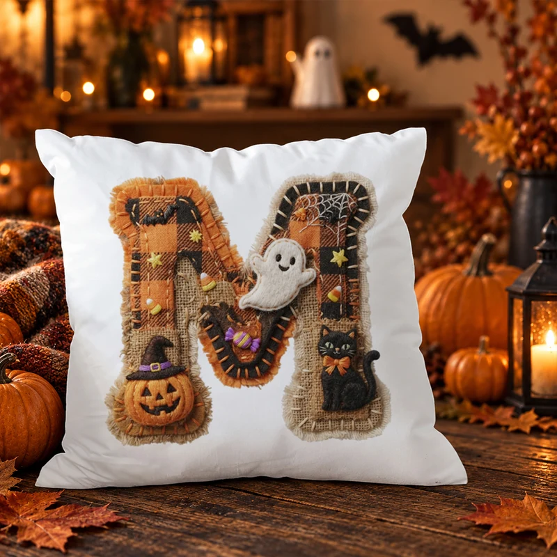 Kissenbezug mit Halloween-Motiv M