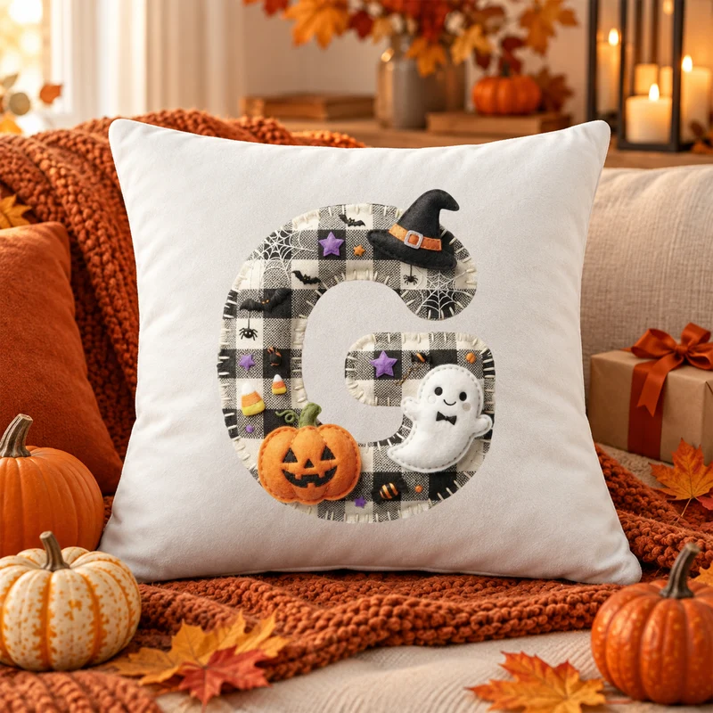 Kissenbezug mit Halloween-Motiv G