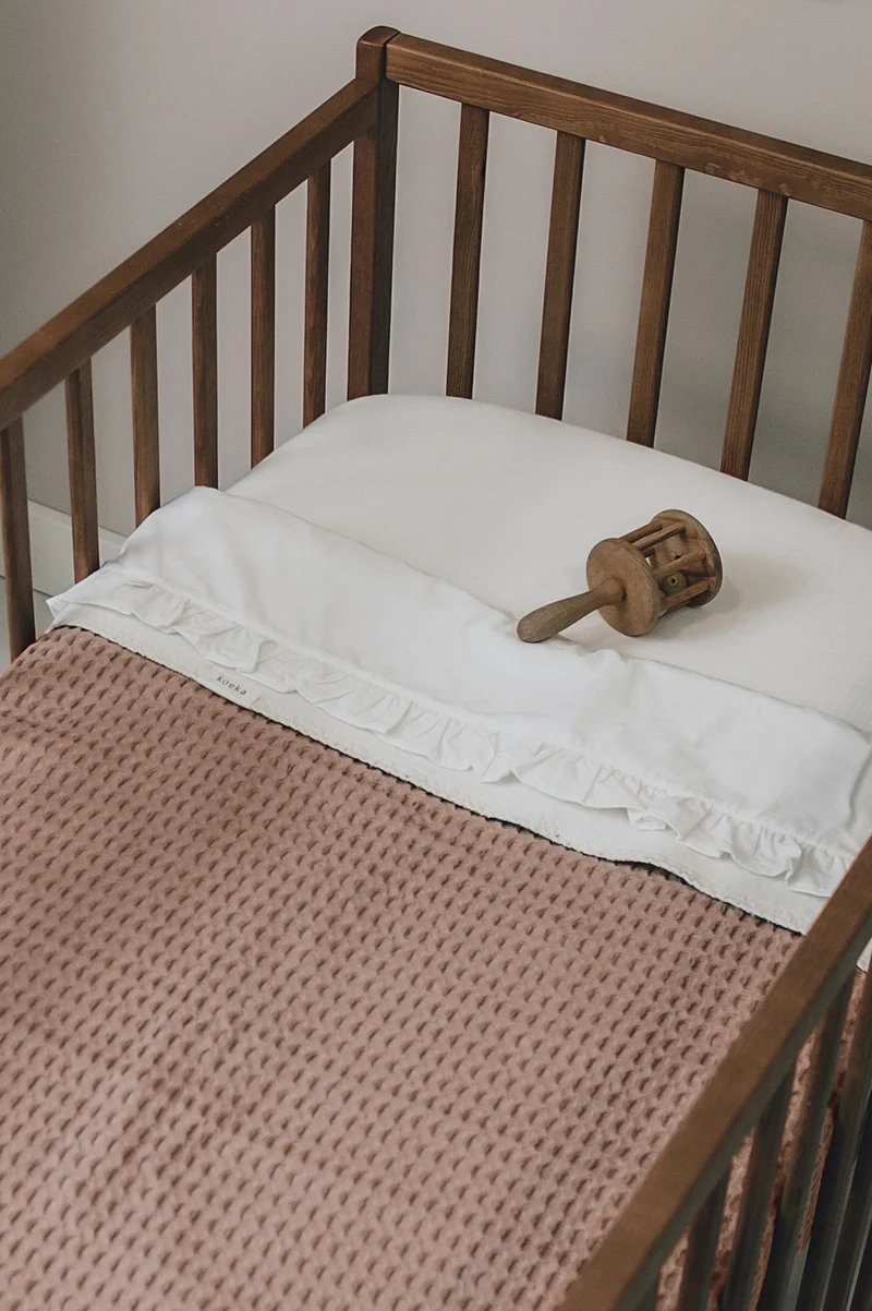 Bassinet blanket cotton fleece Amsterdam caffe