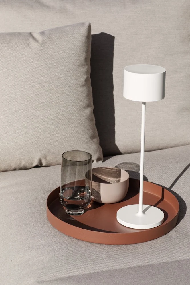 Blomus Mobile LED-Tischleuchte Farol White