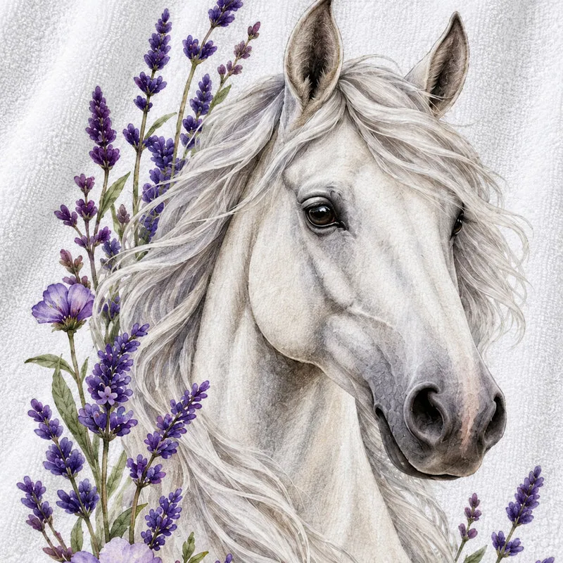Handtuch mit Namen – Lavendel-Schimmel