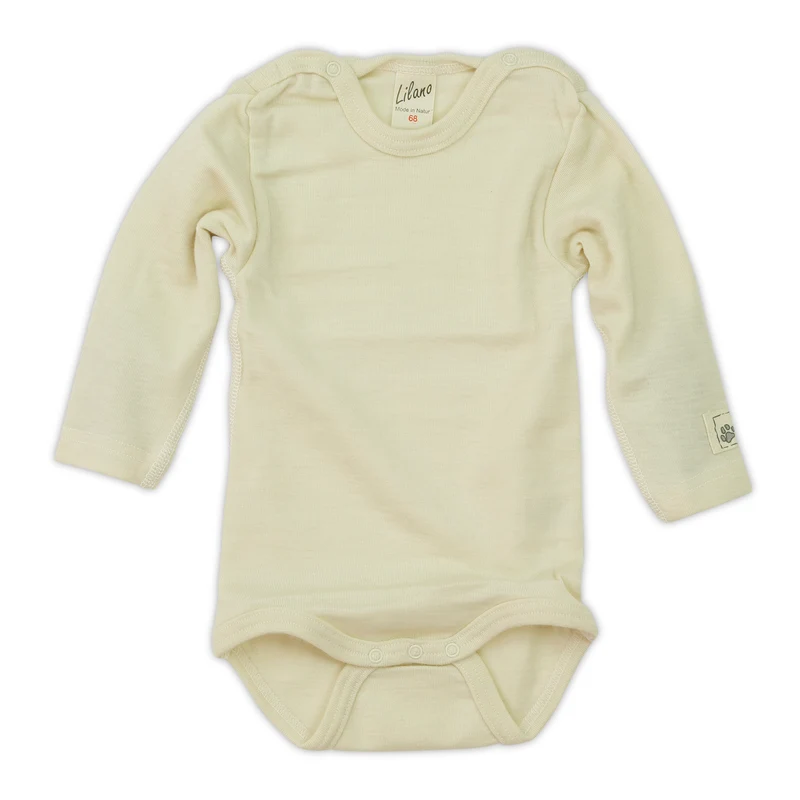 50 Baby-Body mit 70% Schurwolle