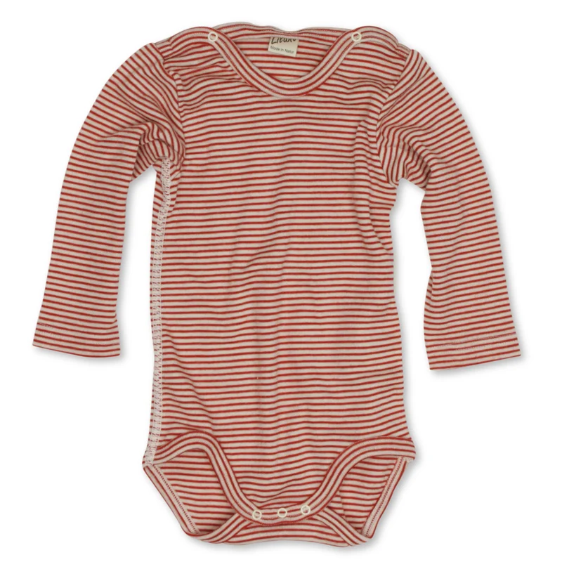 50 Baby-Body mit 70% Schurwolle