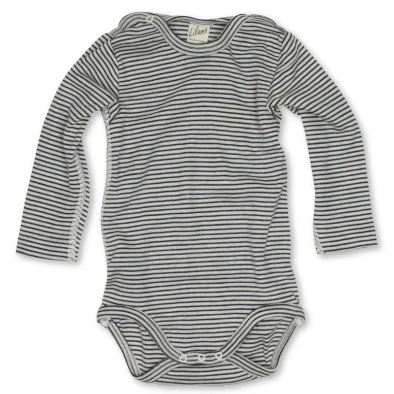 50 Baby-Body mit 70% Schurwolle