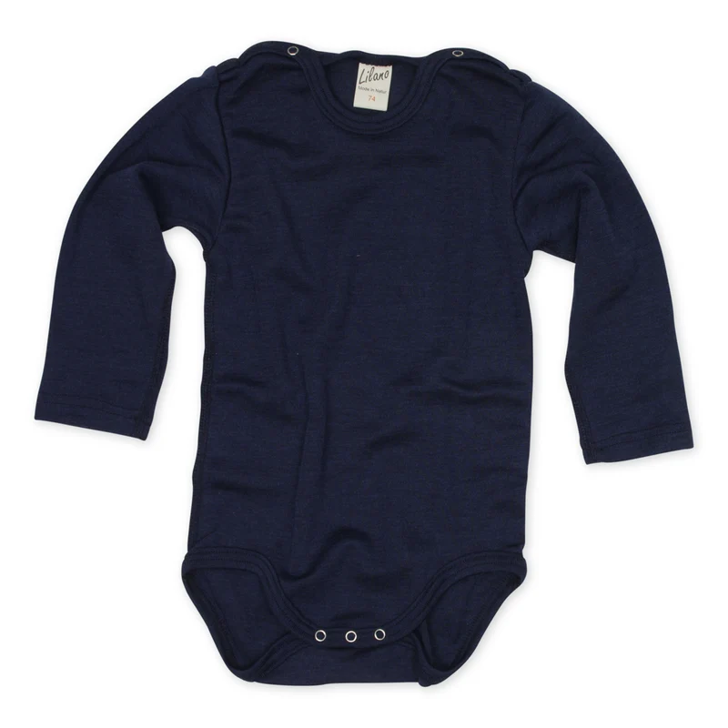 50 Baby-Body mit 70% Schurwolle