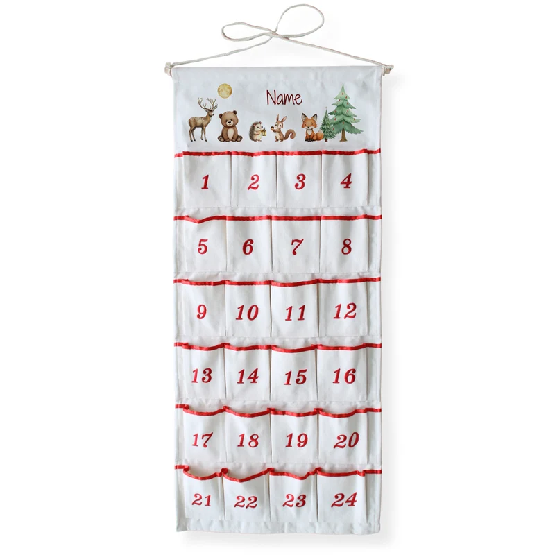 Adventskalender mit tierischen Motiven - Vorfreude auf Weihnachten