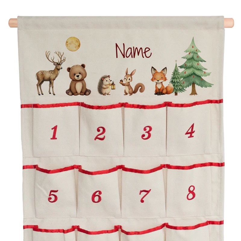 Adventskalender mit tierischen Motiven - Vorfreude auf Weihnachten