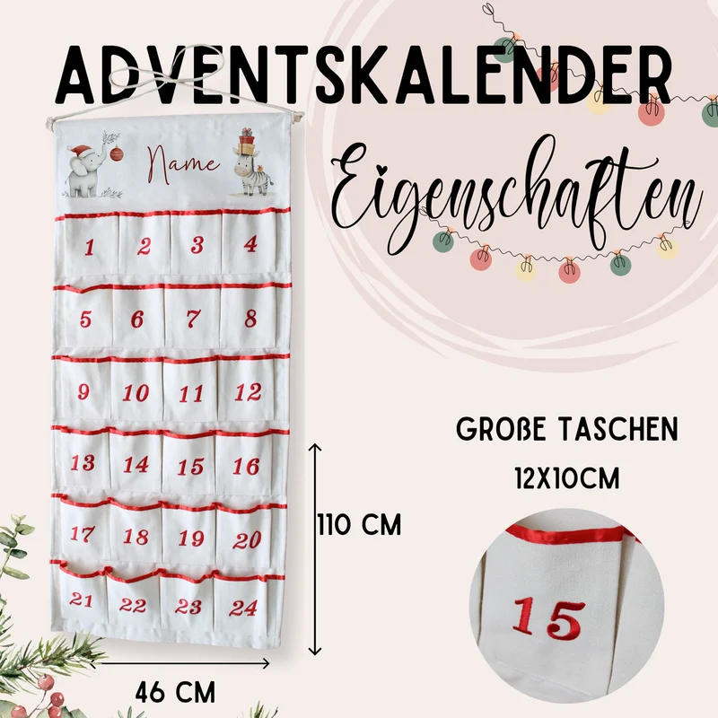 Adventskalender mit Rentieren - Zauberhafte Vorfreude auf Weihnachten