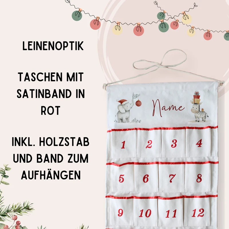 Adventskalender mit Rentieren - Zauberhafte Vorfreude auf Weihnachten
