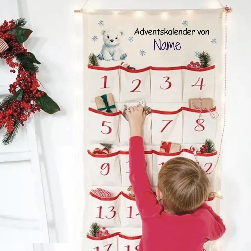 Adventskalender mit Eisbär - Besondere Vorfreude auf Weihnachten