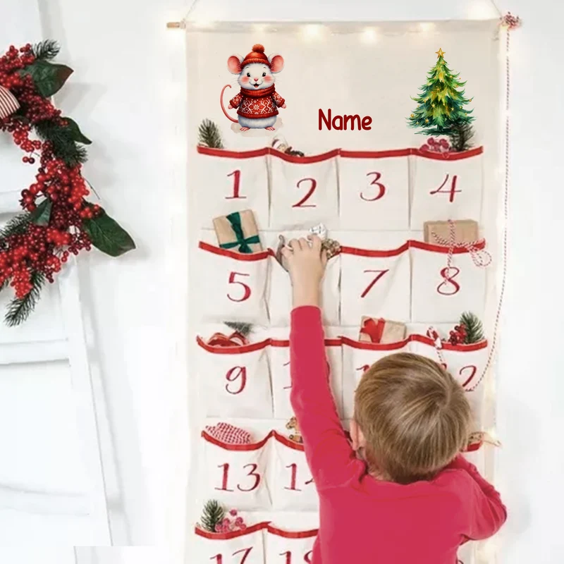 Adventskalender mit Mäuschen - Vorfreude auf Weihnachten