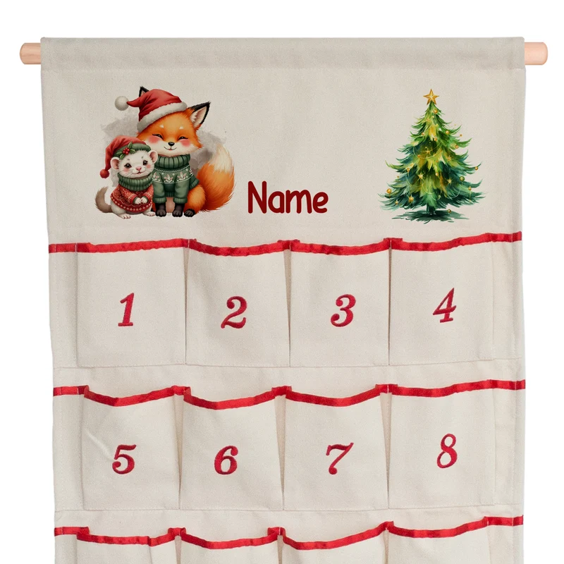 Adventskalender mit Fuchs und Eichhörnchen - Für besinnliche Vorfreude