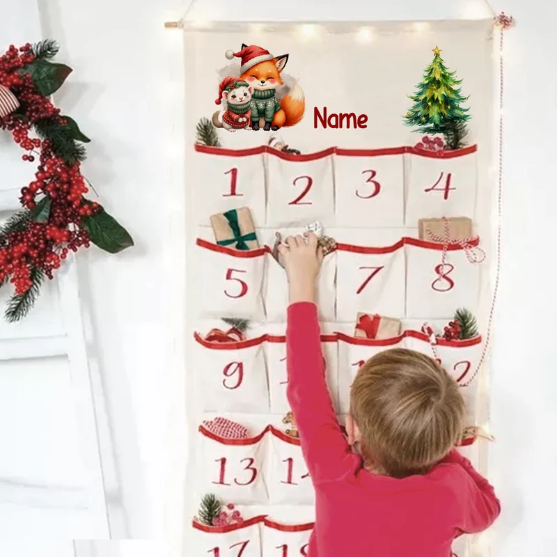 Adventskalender mit Fuchs und Eichhörnchen - Für besinnliche Vorfreude