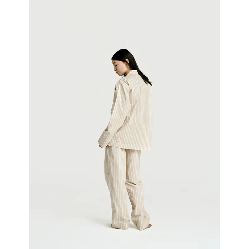 Long Sleeve & Pant Set — Latte