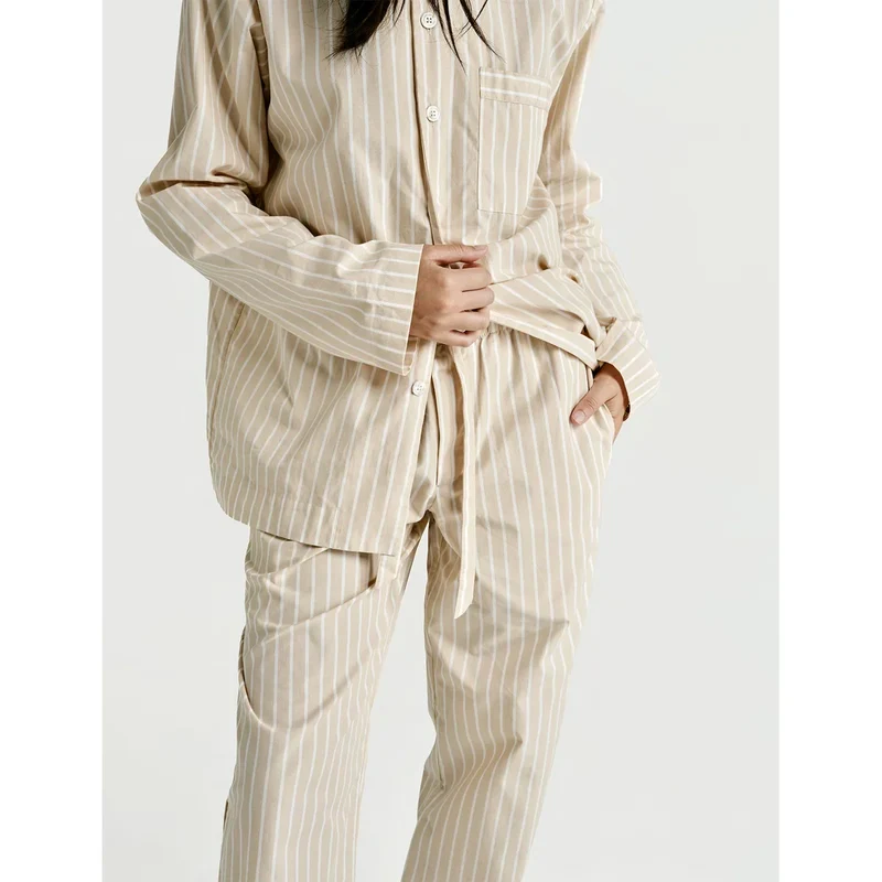 Long Sleeve & Pant Set — Latte