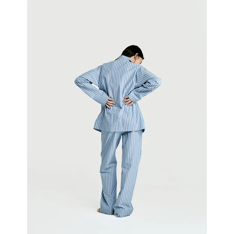 Long Sleeve & Pant Set — Sky