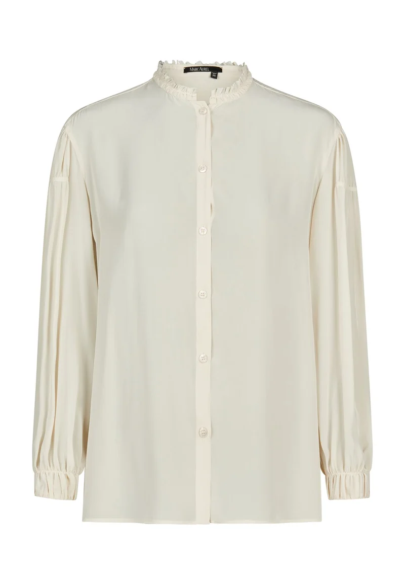 Bluse aus Viskose Chiffon