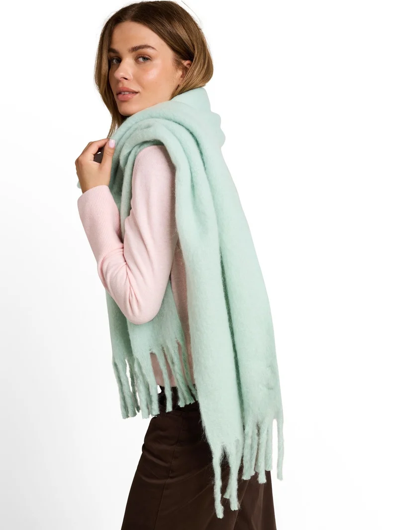 Cosy Schal mit Fransen