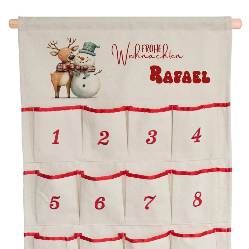 Adventskalender mit Weihnachtsmotiven - Vorfreude auf Weihnachten