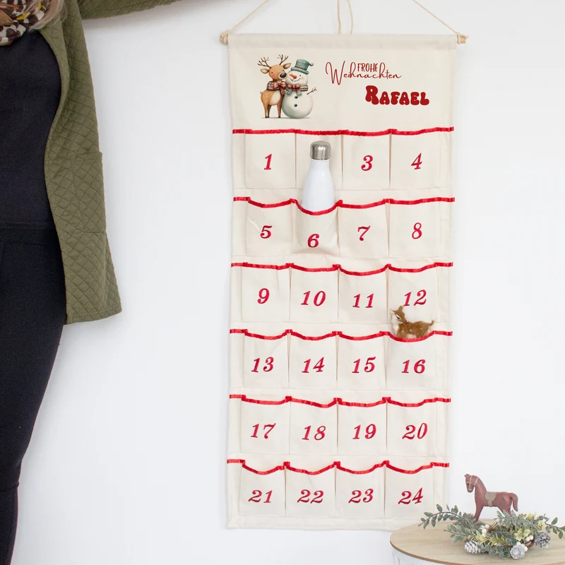Adventskalender mit Weihnachtsmotiven - Vorfreude auf Weihnachten