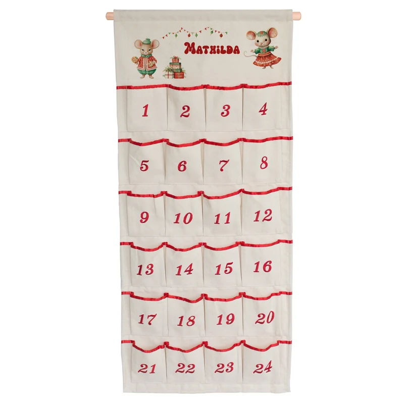 Adventskalender Mäuse - Vorfreude auf Weihnachten