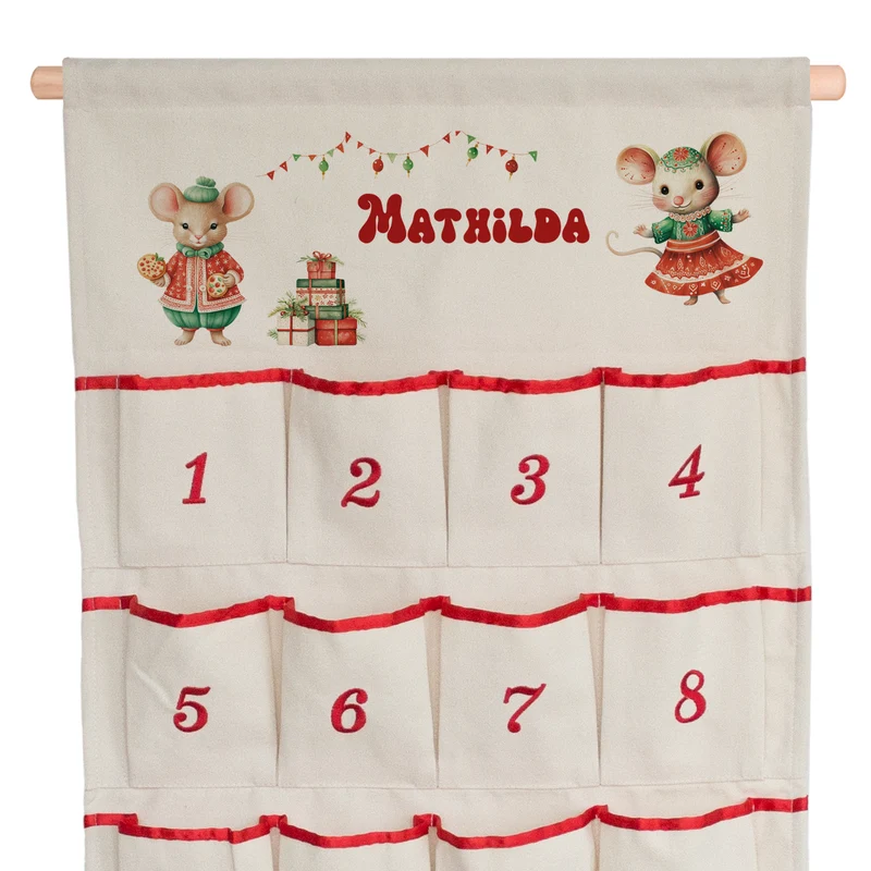 Adventskalender Mäuse - Vorfreude auf Weihnachten